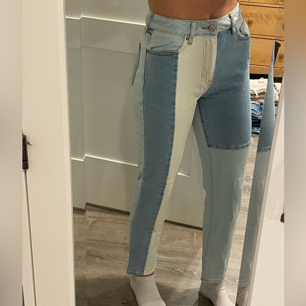 Pacsun patched jeans. Worn at most 3 times. Perfect quality